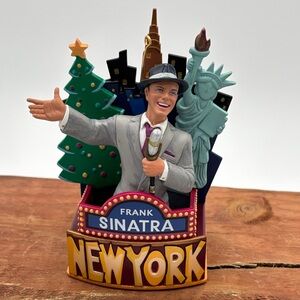 Hallmark Frank Sinatra “New York, New York” singing Christmas ornament.